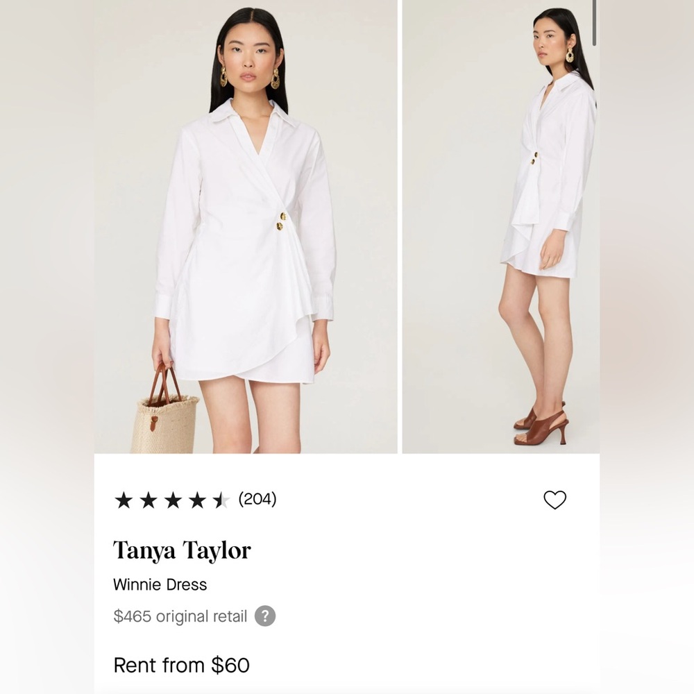 White Tanya Taylor Winnie Dress